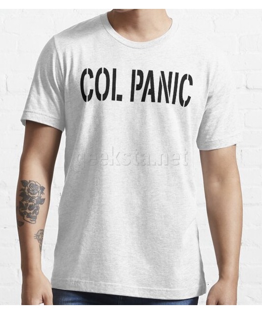 COL PANIC - Punny Black on White Design for Unix/Linux Geeks