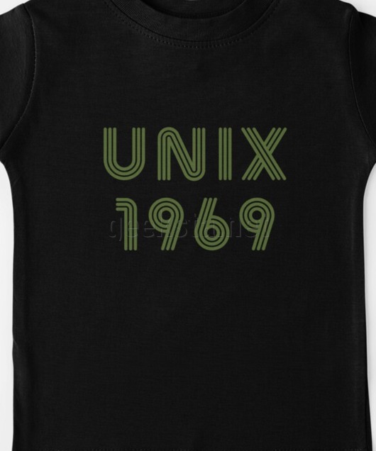 Unix 1969 Retro Vintage Design for IT System Administrators